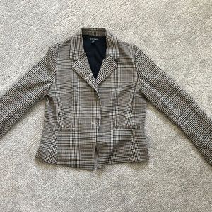 Ladies Plaid Blazer